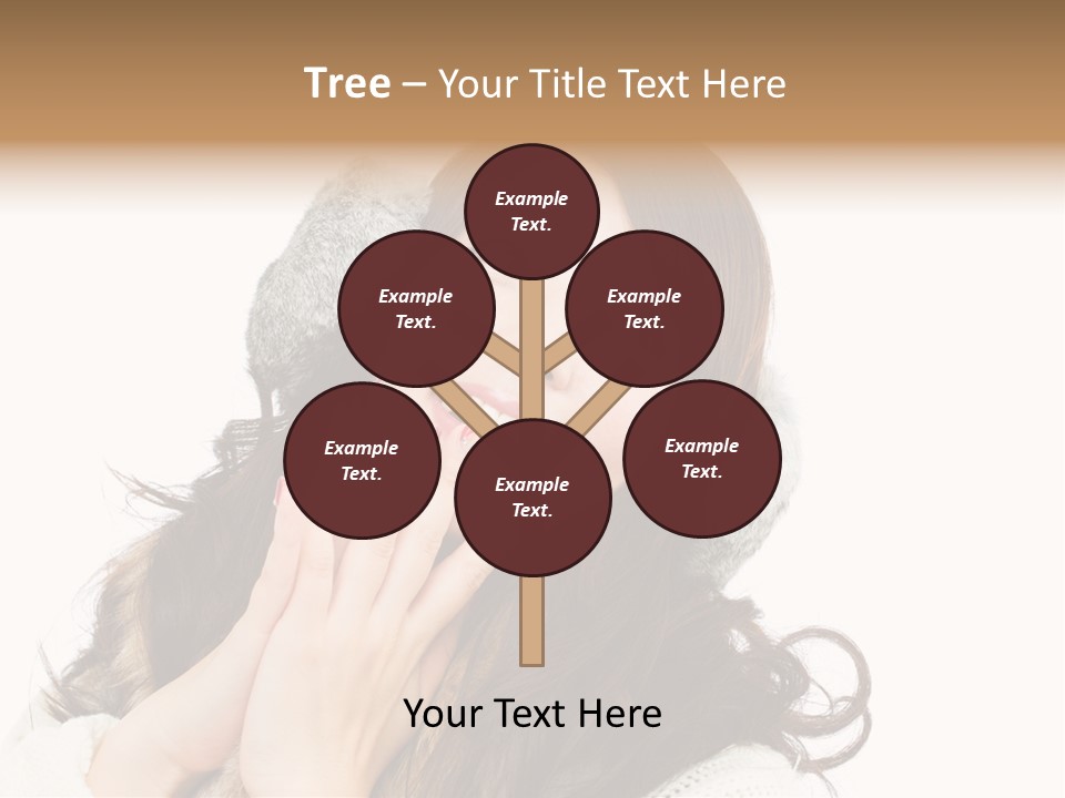 Happy Beautiful Glove PowerPoint Template