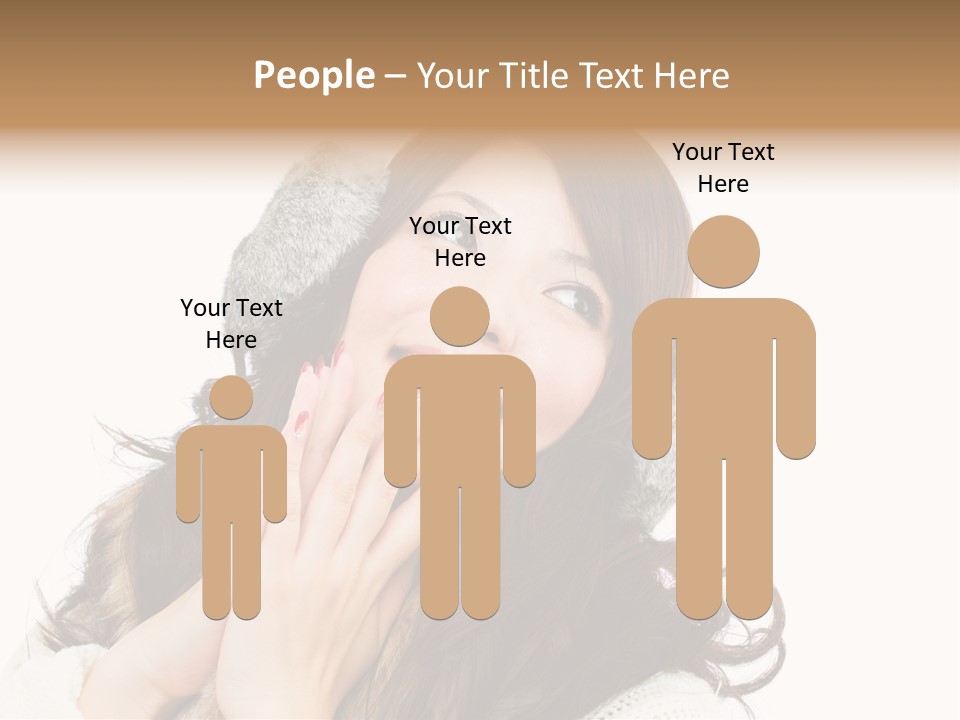 Happy Beautiful Glove PowerPoint Template