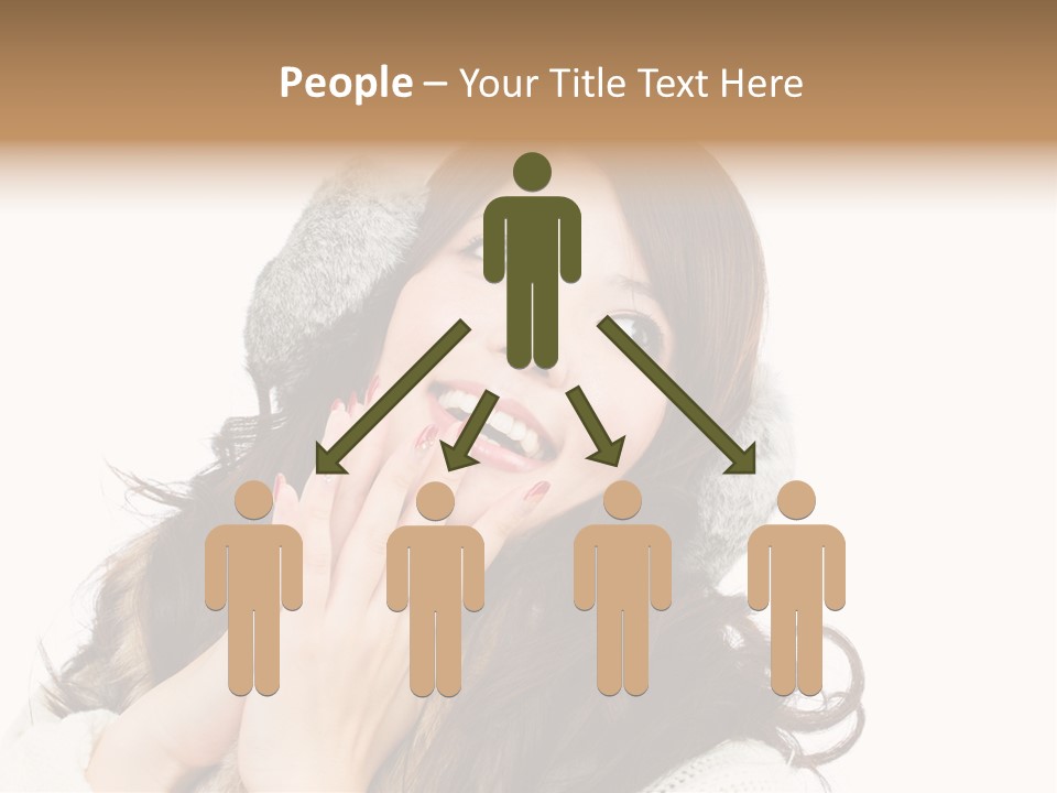 Happy Beautiful Glove PowerPoint Template