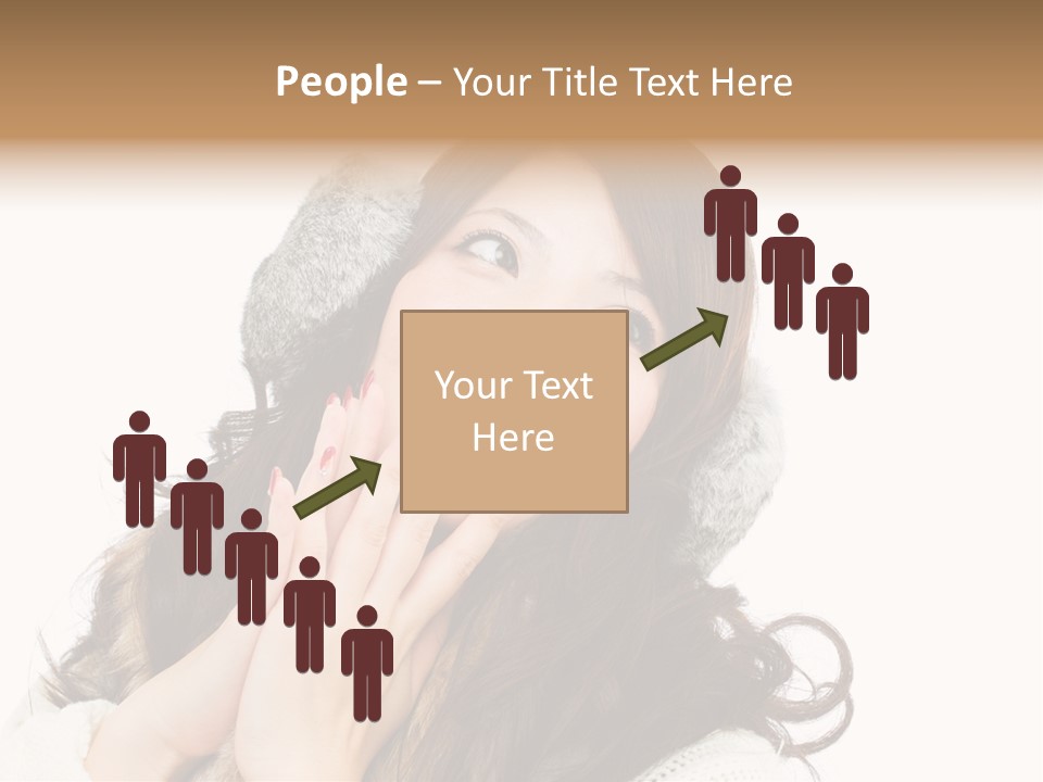 Happy Beautiful Glove PowerPoint Template