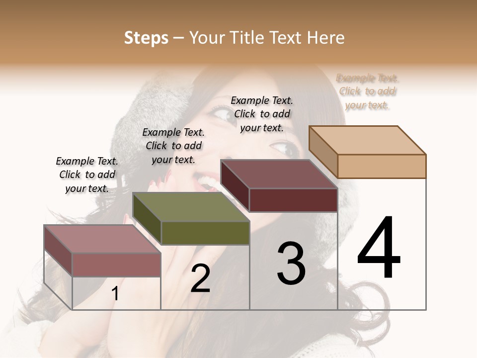Happy Beautiful Glove PowerPoint Template