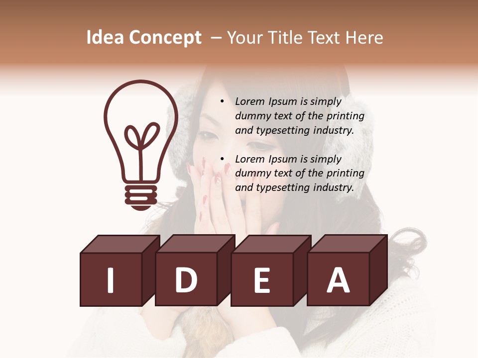 Smile One Model PowerPoint Template