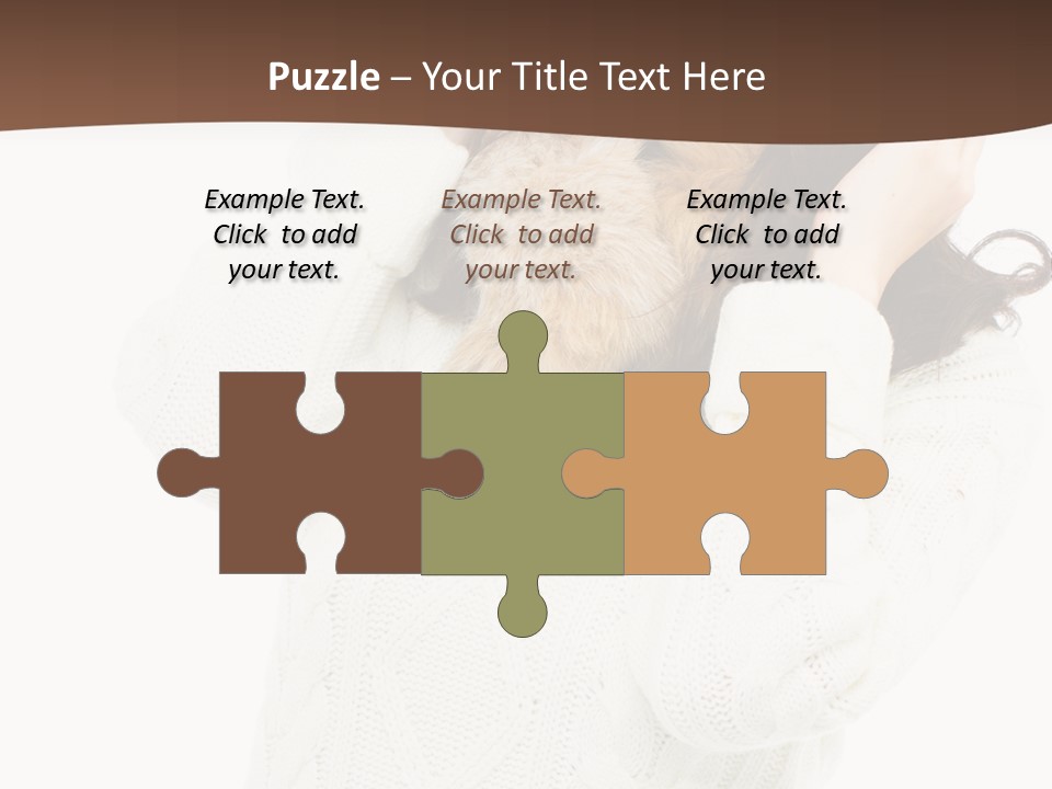 Female Glove Pretty PowerPoint Template