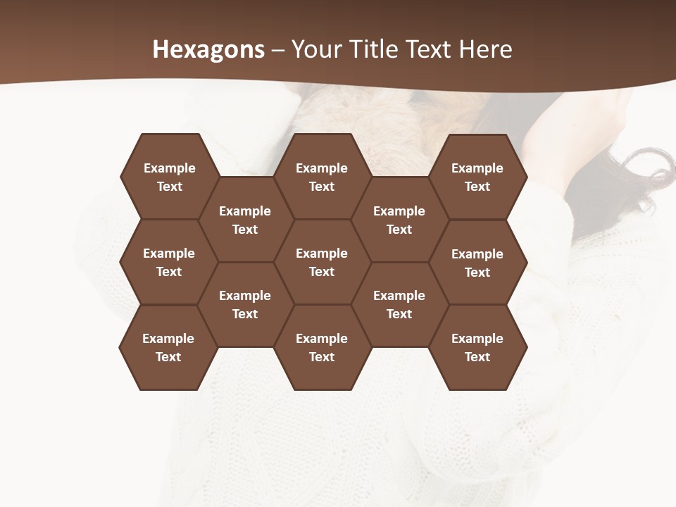 Female Glove Pretty PowerPoint Template