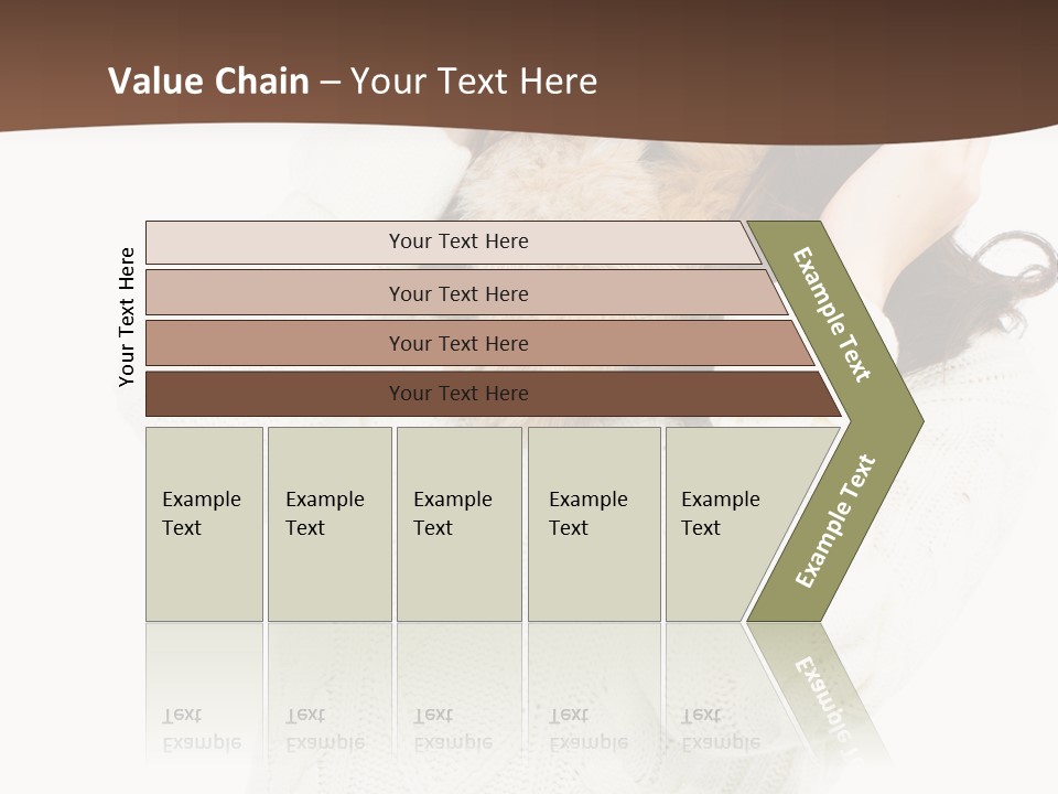 Female Glove Pretty PowerPoint Template