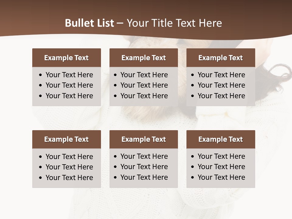 Female Glove Pretty PowerPoint Template