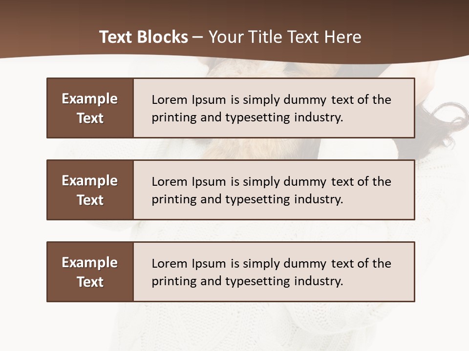 Female Glove Pretty PowerPoint Template