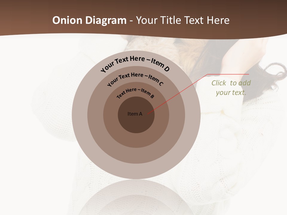 Female Glove Pretty PowerPoint Template