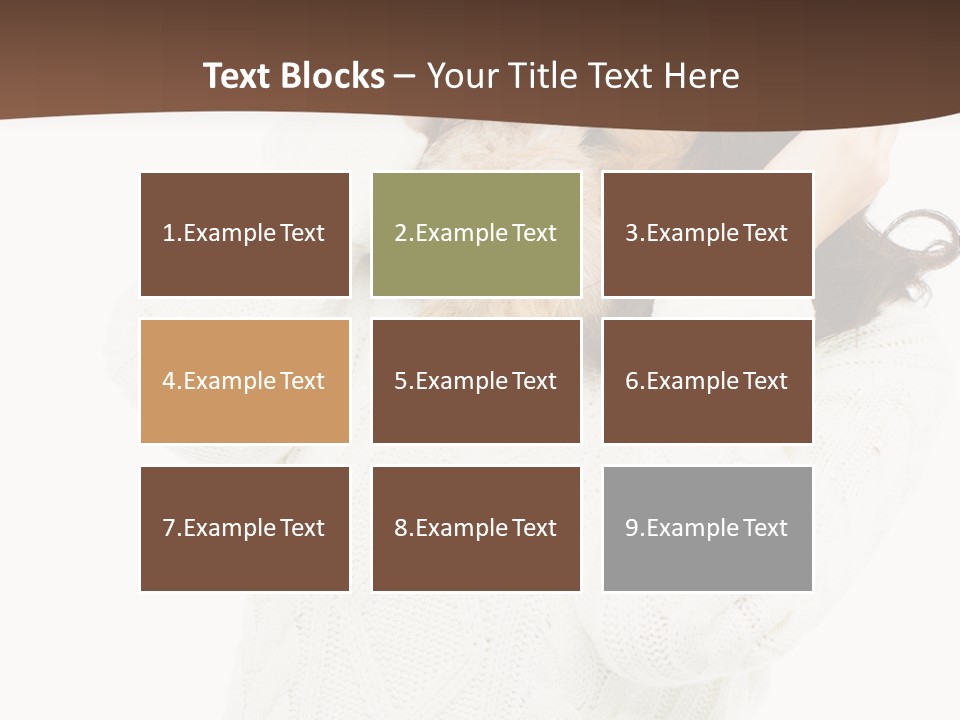 Female Glove Pretty PowerPoint Template