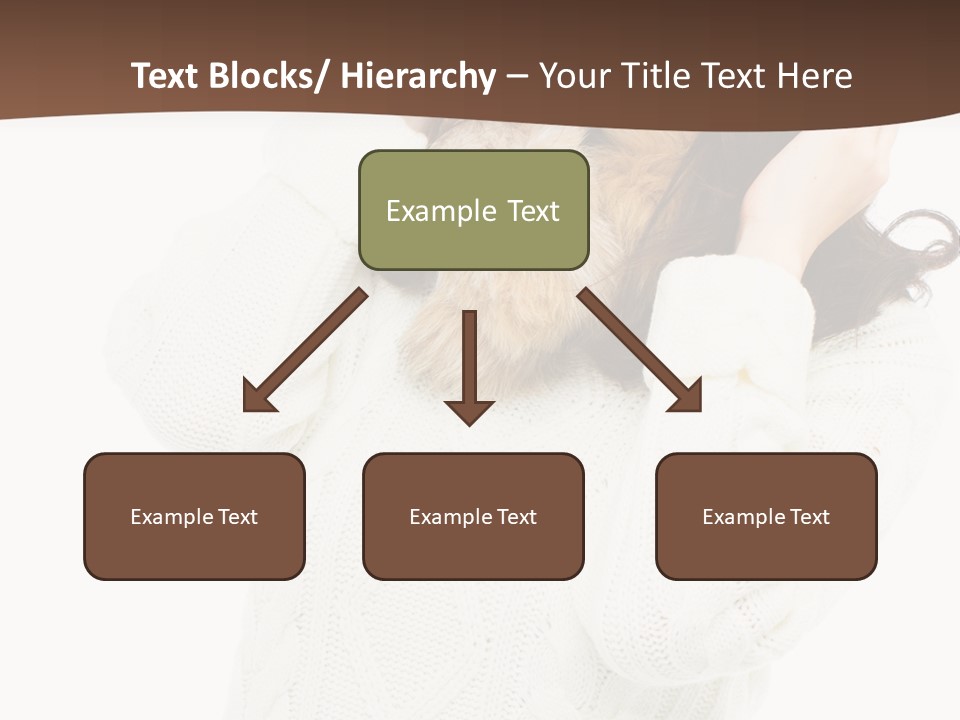 Female Glove Pretty PowerPoint Template