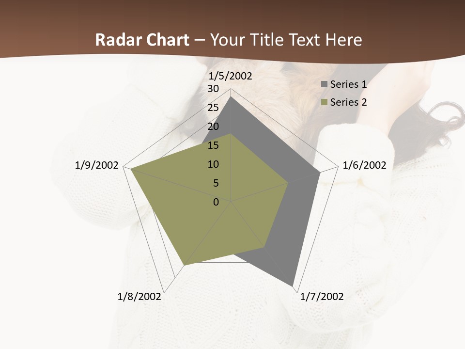 Female Glove Pretty PowerPoint Template