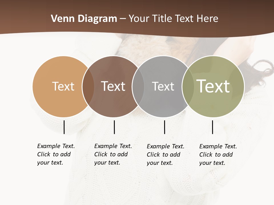 Female Glove Pretty PowerPoint Template