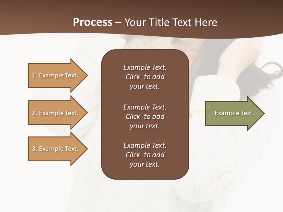 Female Glove Pretty PowerPoint Template