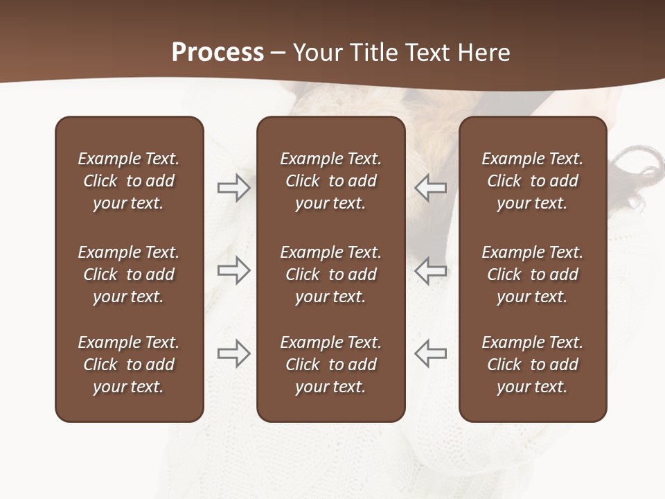 Female Glove Pretty PowerPoint Template