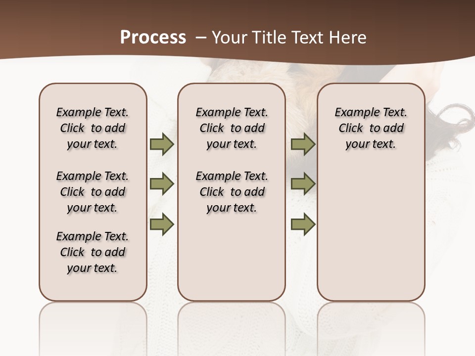 Female Glove Pretty PowerPoint Template