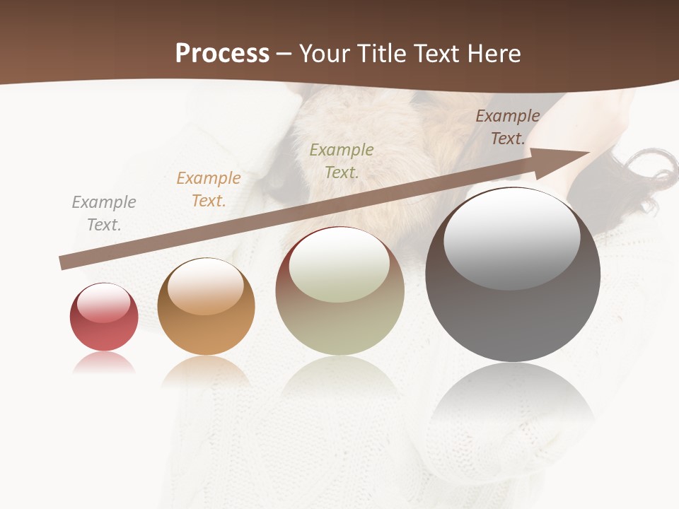 Female Glove Pretty PowerPoint Template