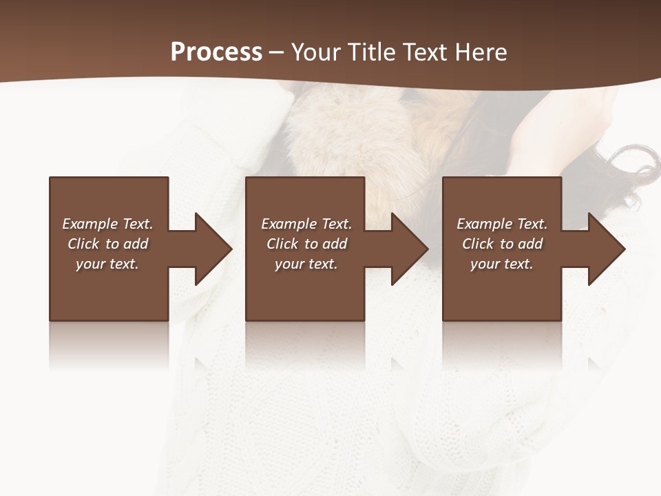 Female Glove Pretty PowerPoint Template