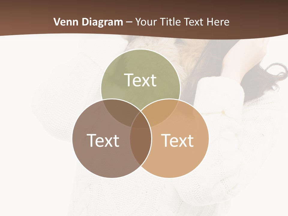 Female Glove Pretty PowerPoint Template