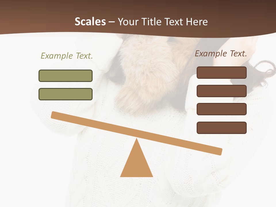 Female Glove Pretty PowerPoint Template