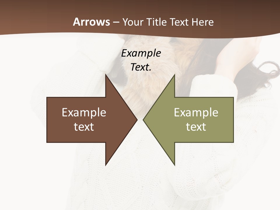 Female Glove Pretty PowerPoint Template