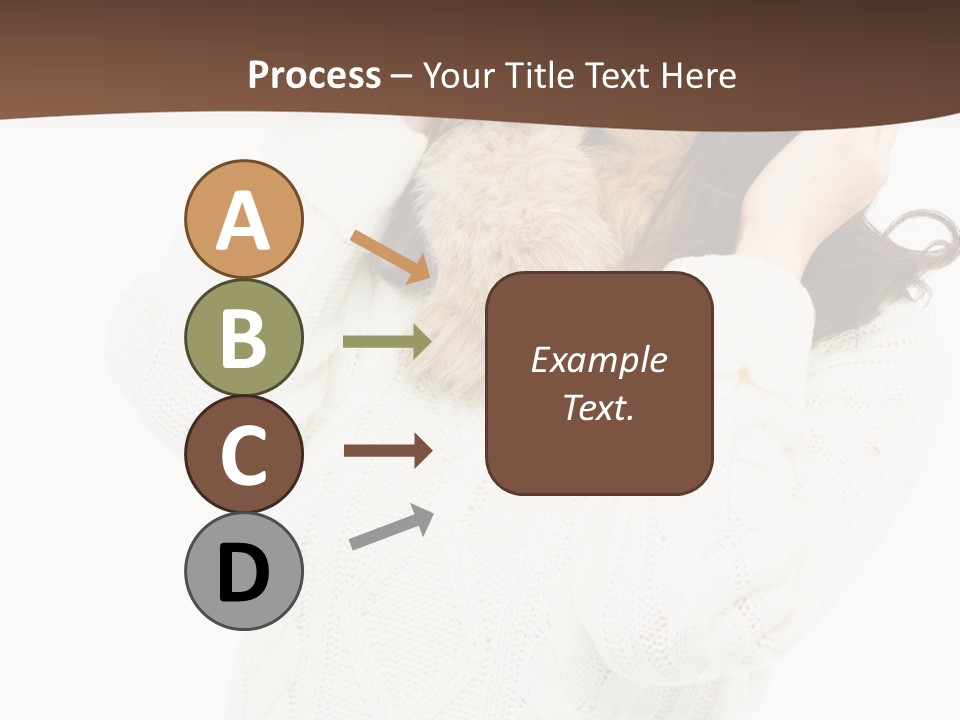 Female Glove Pretty PowerPoint Template