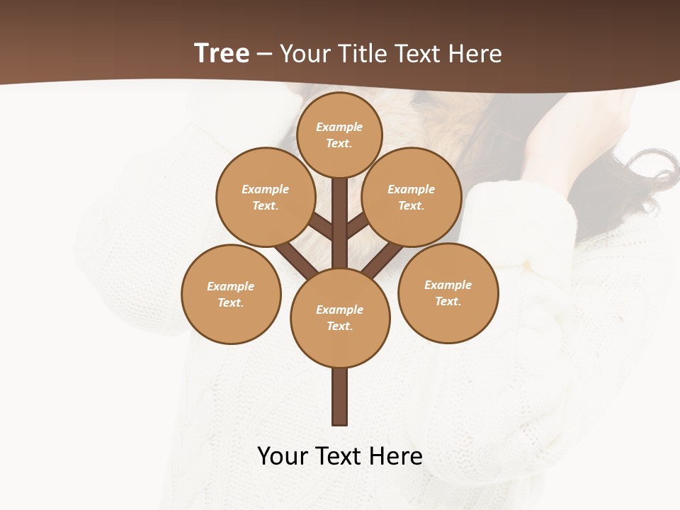 Female Glove Pretty PowerPoint Template