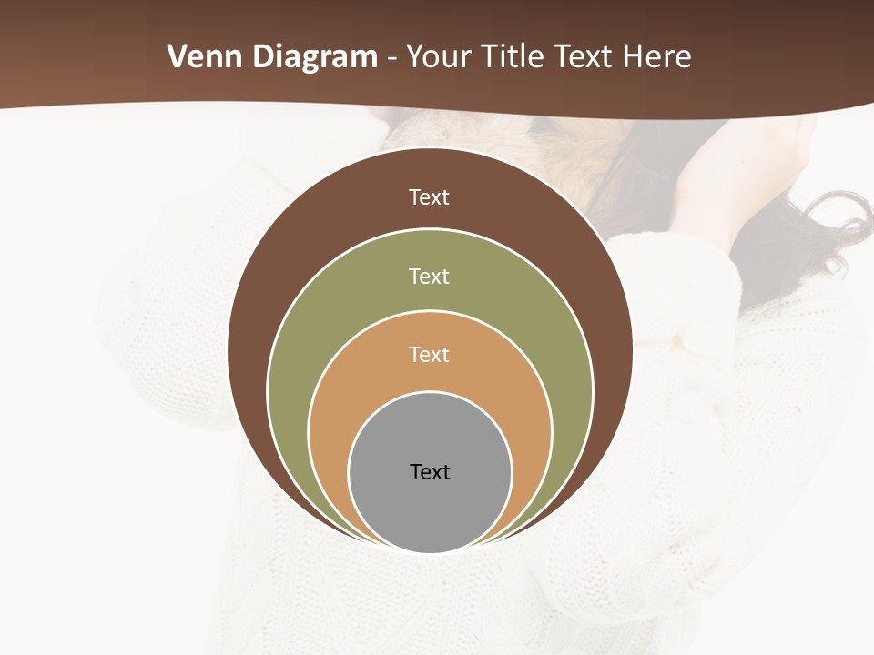 Female Glove Pretty PowerPoint Template