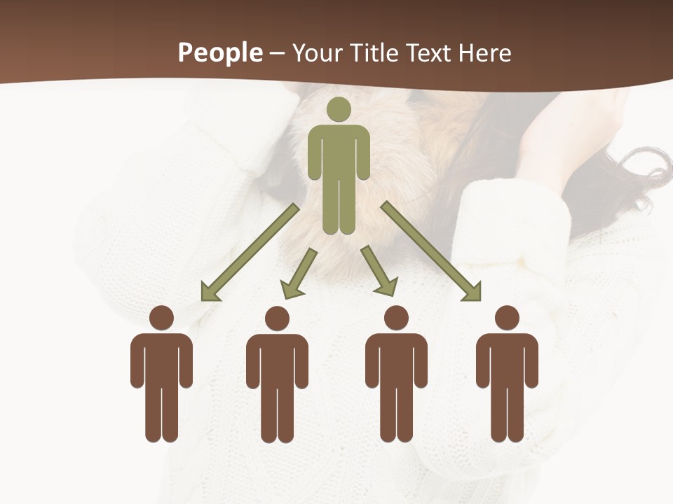 Female Glove Pretty PowerPoint Template