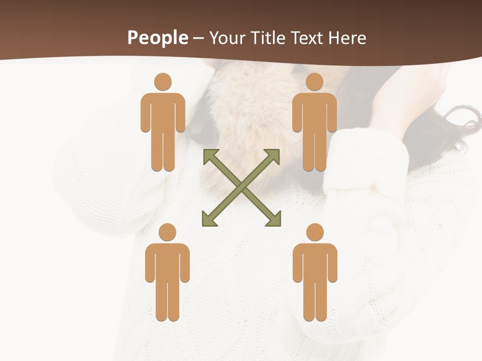 Female Glove Pretty PowerPoint Template