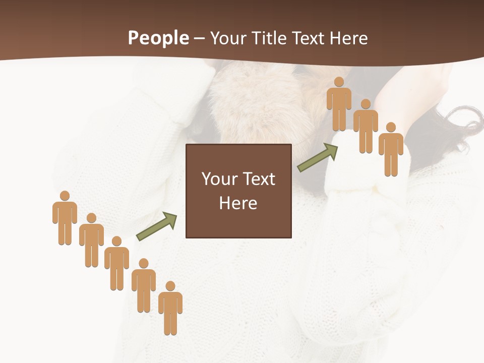 Female Glove Pretty PowerPoint Template