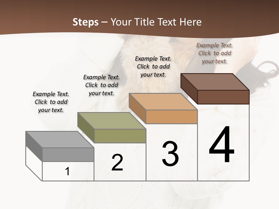 Female Glove Pretty PowerPoint Template