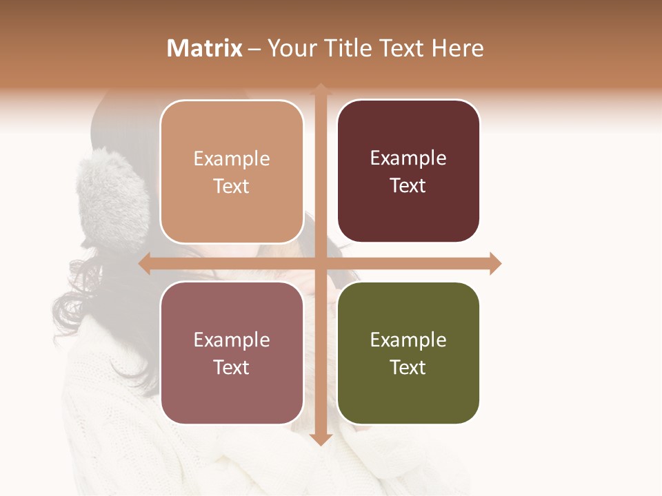 Sweater Seasonal White Background PowerPoint Template