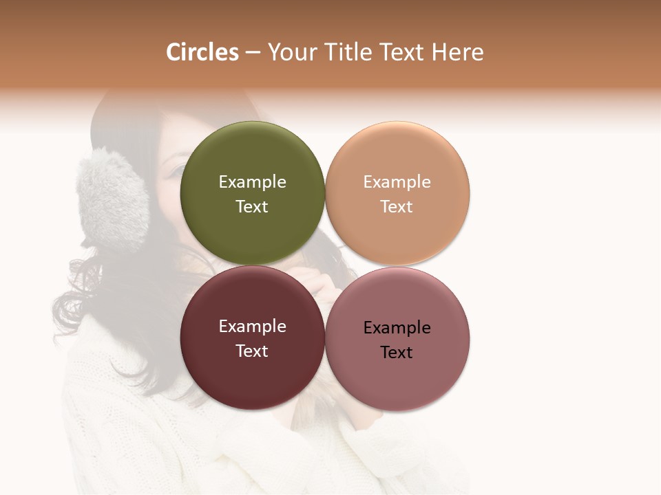 Sweater Seasonal White Background PowerPoint Template