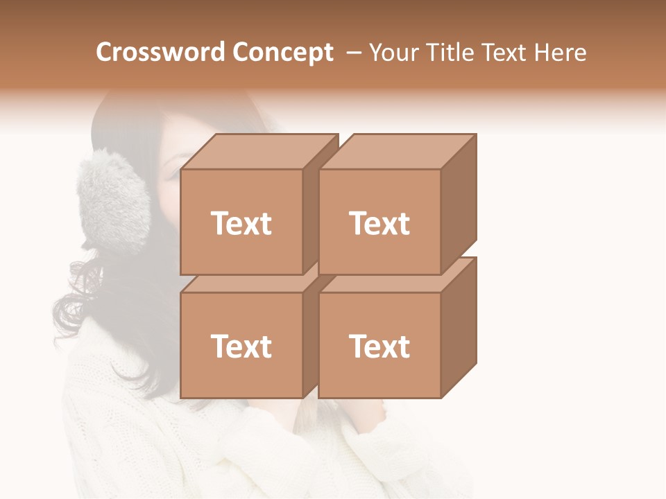 Sweater Seasonal White Background PowerPoint Template