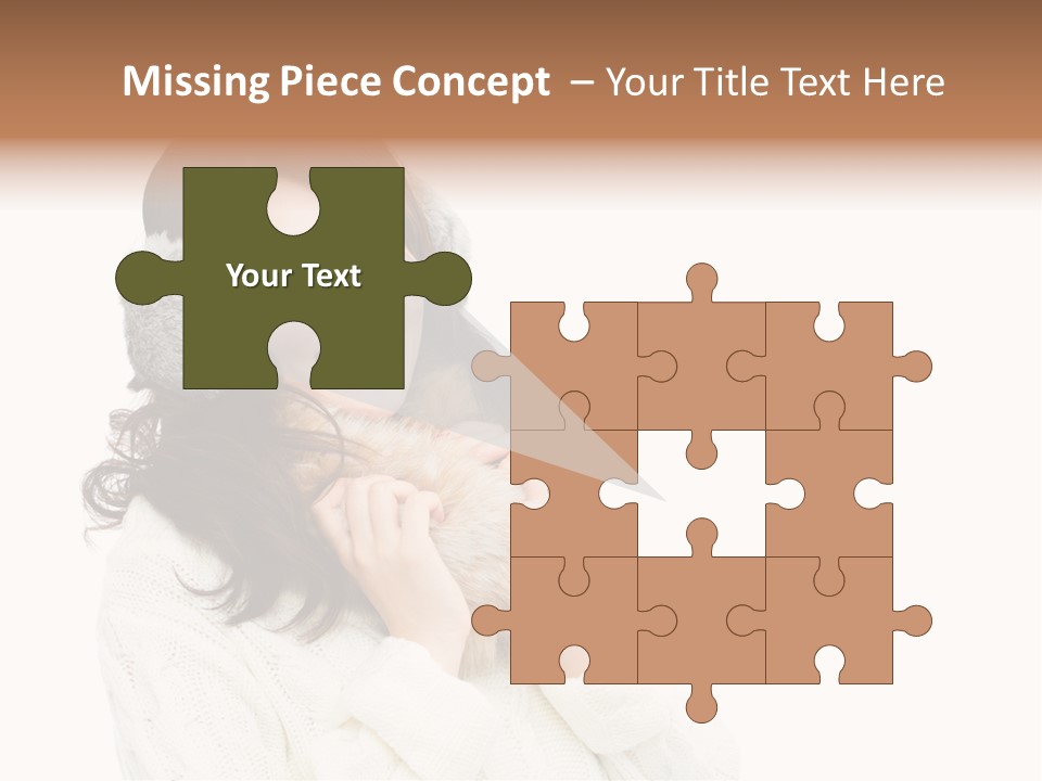 Sweater Seasonal White Background PowerPoint Template