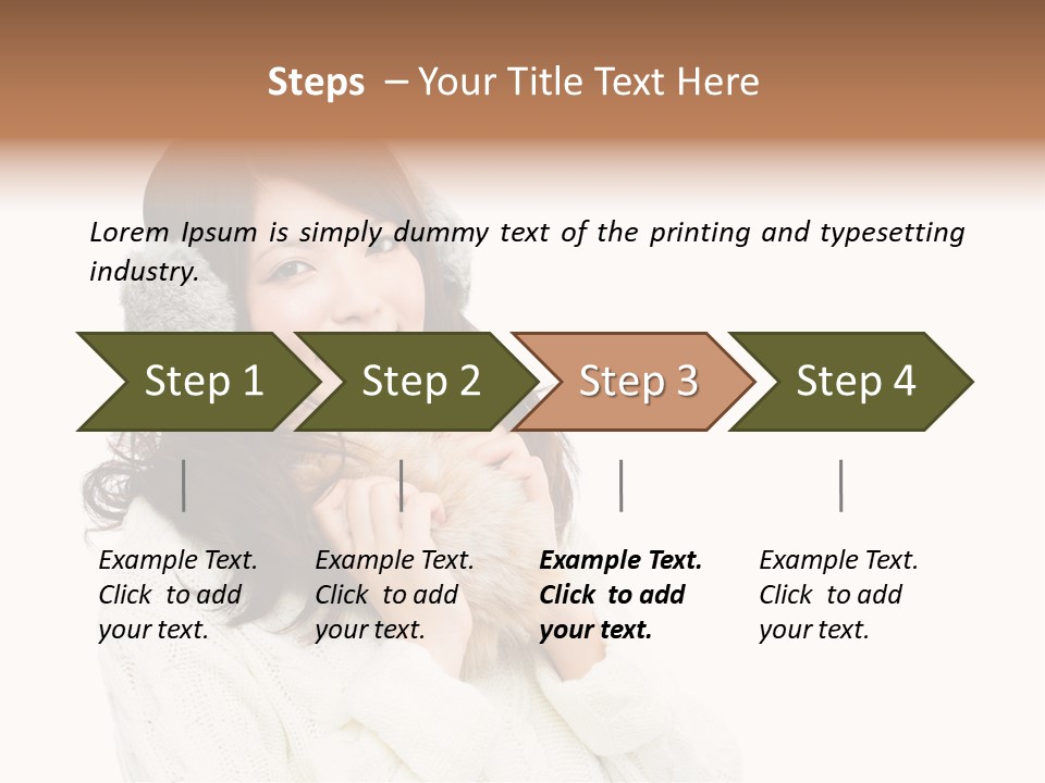 Sweater Seasonal White Background PowerPoint Template