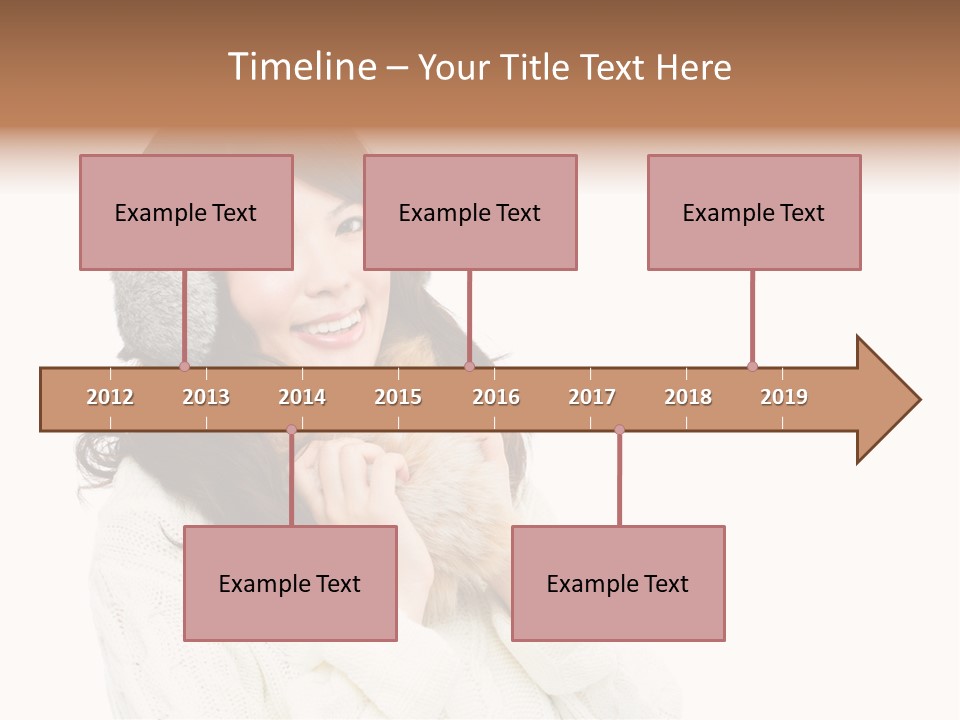 Sweater Seasonal White Background PowerPoint Template