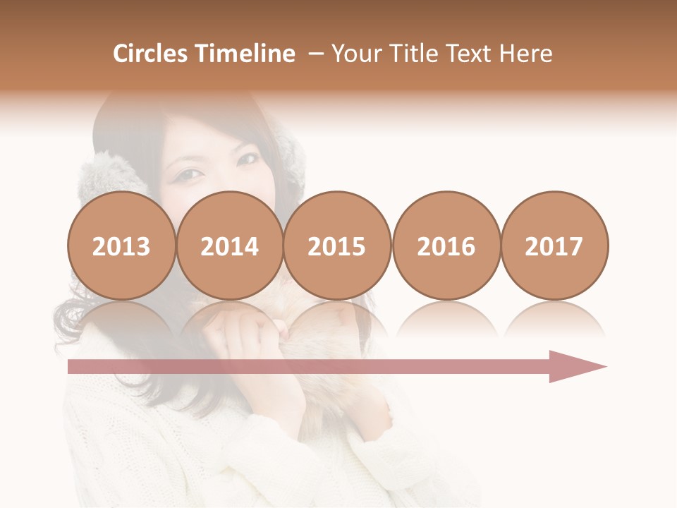 Sweater Seasonal White Background PowerPoint Template