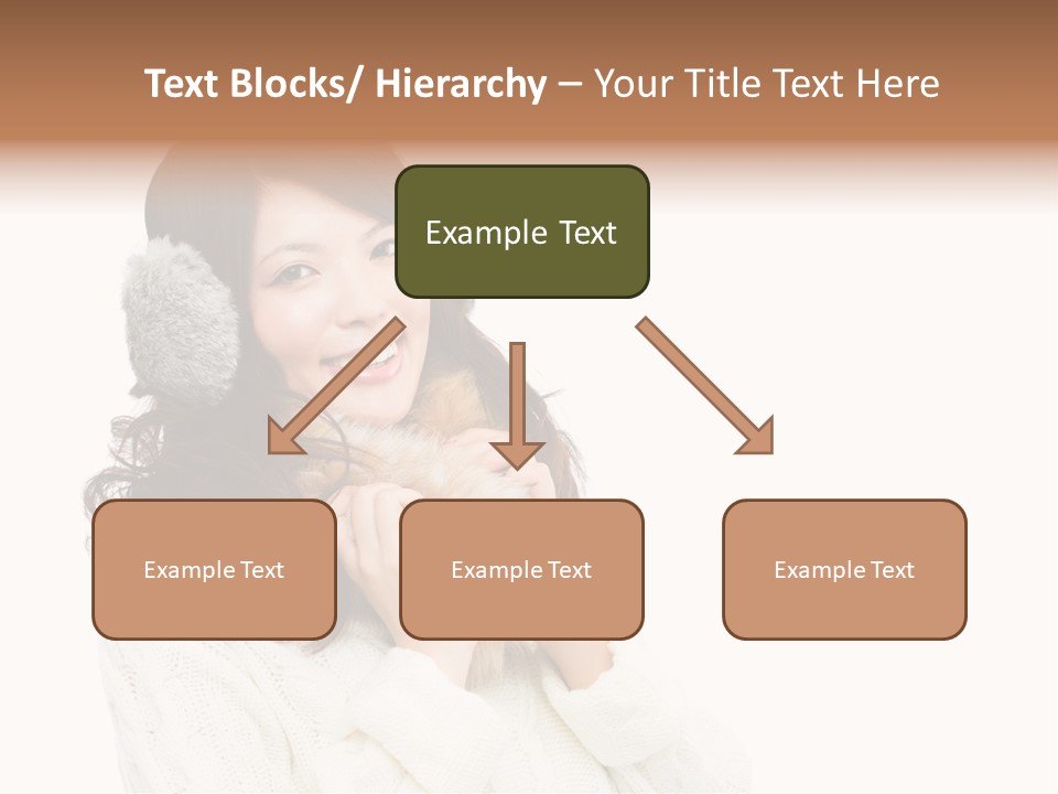 Sweater Seasonal White Background PowerPoint Template