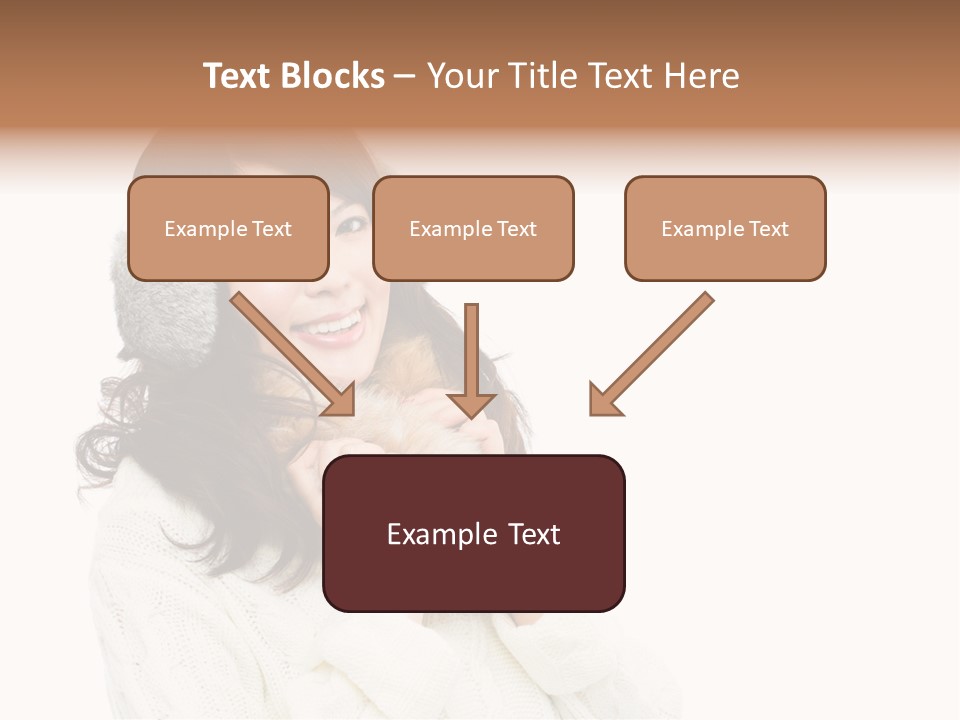 Sweater Seasonal White Background PowerPoint Template