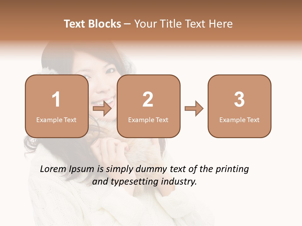 Sweater Seasonal White Background PowerPoint Template