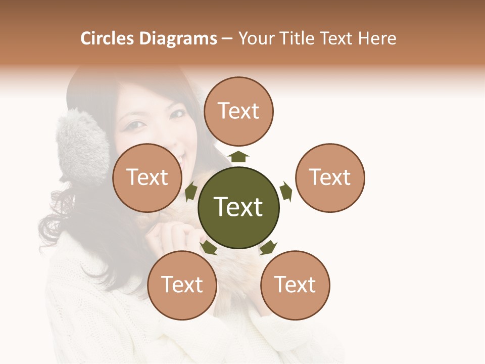 Sweater Seasonal White Background PowerPoint Template