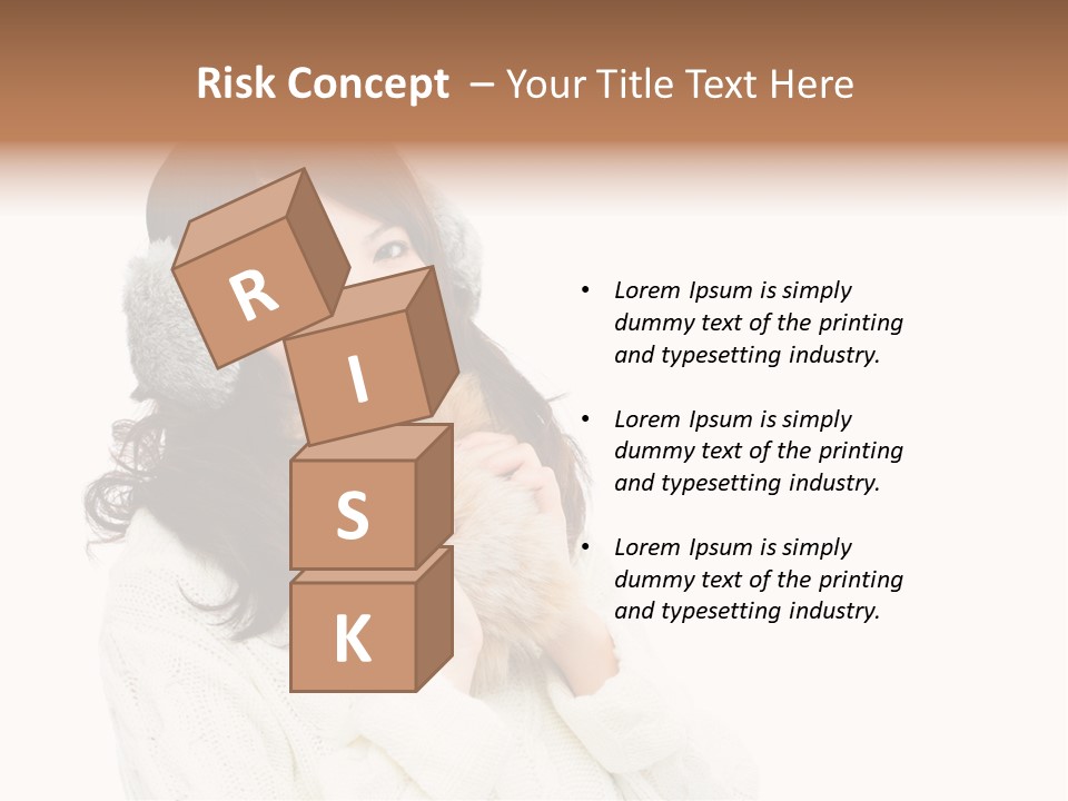 Sweater Seasonal White Background PowerPoint Template