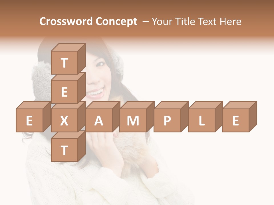 Sweater Seasonal White Background PowerPoint Template