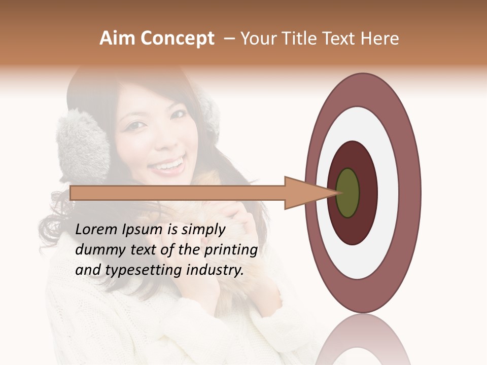 Sweater Seasonal White Background PowerPoint Template