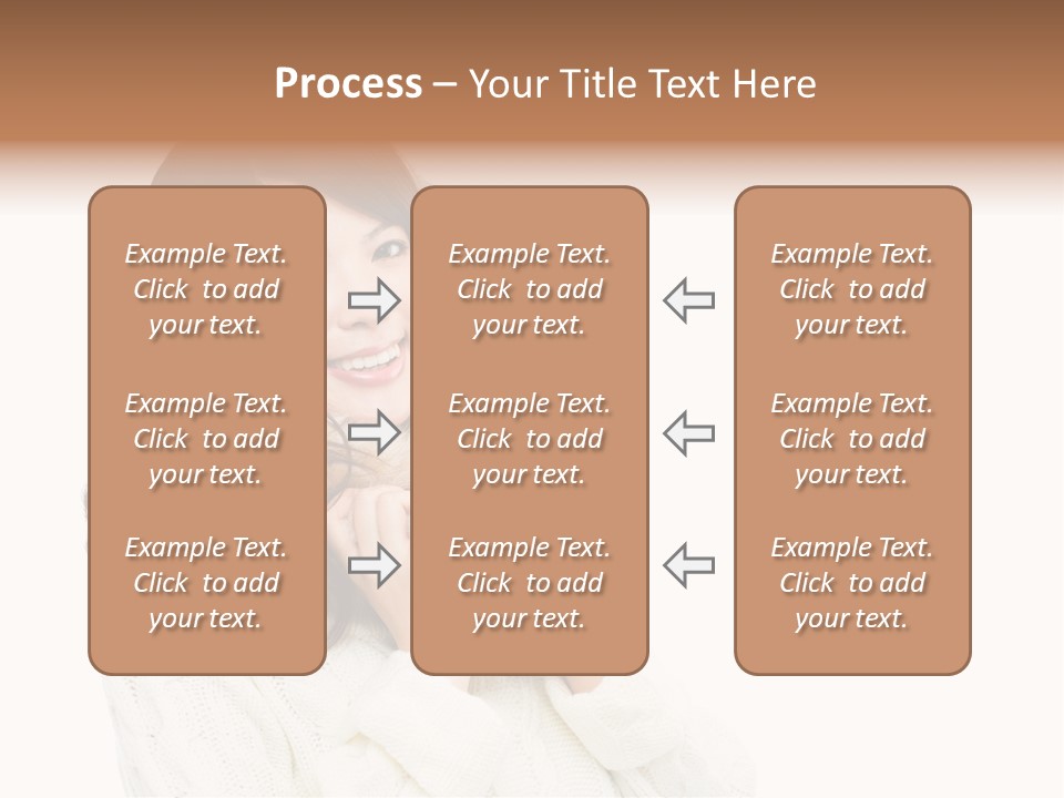 Sweater Seasonal White Background PowerPoint Template
