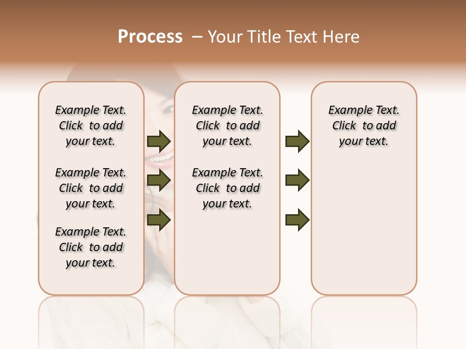 Sweater Seasonal White Background PowerPoint Template