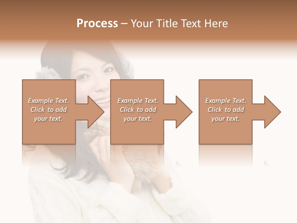 Sweater Seasonal White Background PowerPoint Template