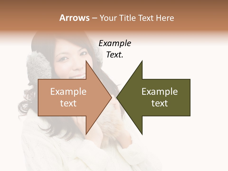 Sweater Seasonal White Background PowerPoint Template