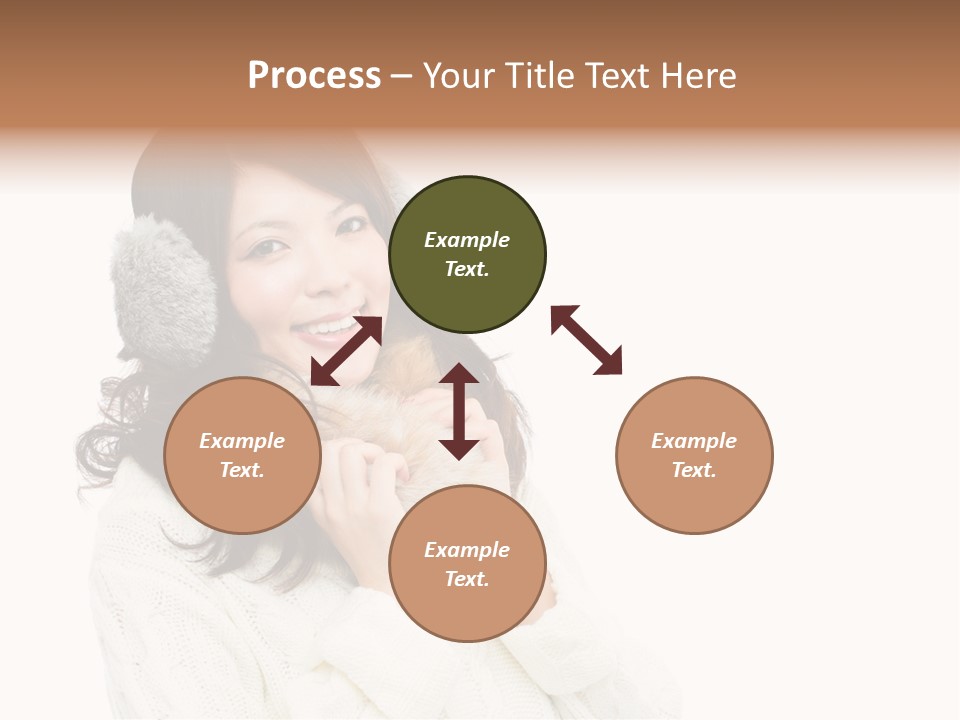 Sweater Seasonal White Background PowerPoint Template